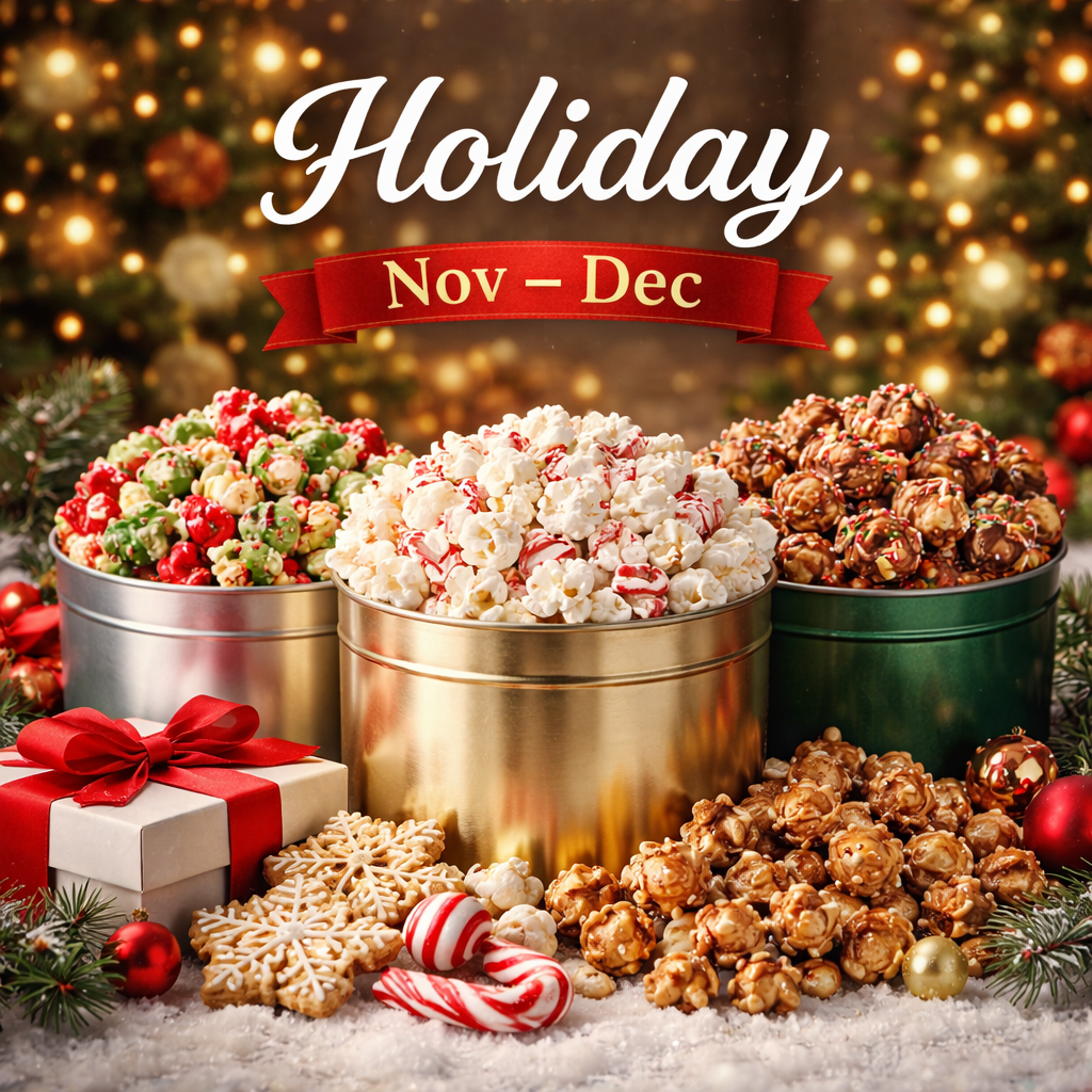 Moore N More holiday popcorn gifts
