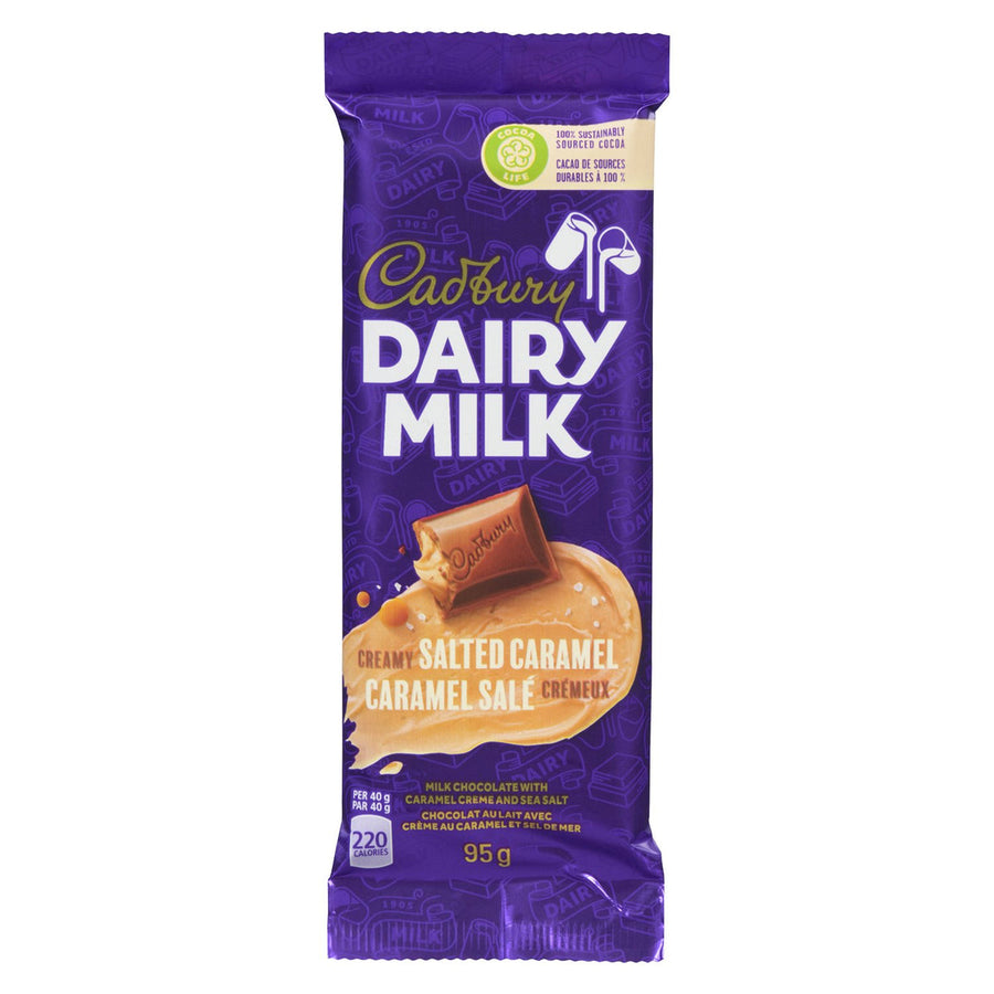 Cadbury Dairy Milk Salted Caramel (LRG) candy bar