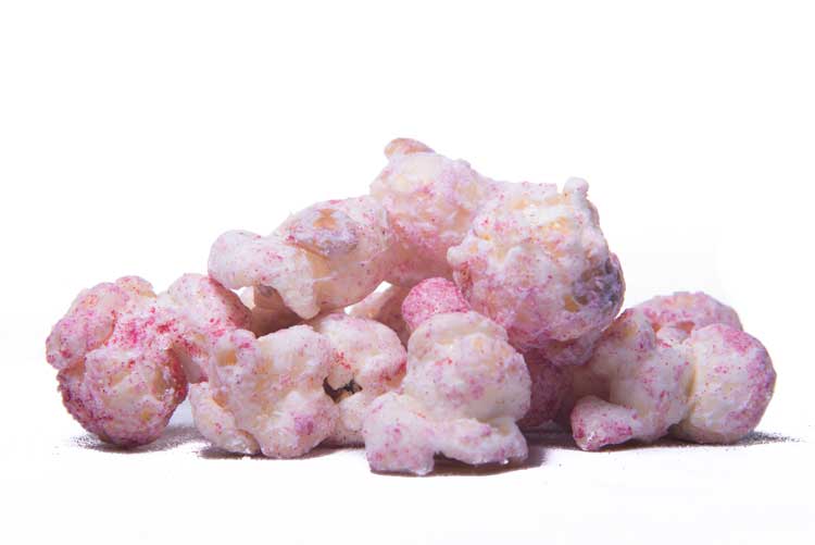 white chocolate raspberry lemonade popcorn